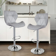 2 x Bar Stools Swivel Gas Lift