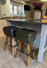 Leather Breakfast Bar Kitchen