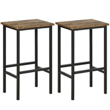HOMCOM Industrial Bar Stools