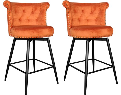 Unbranded bar stool - stool, orange