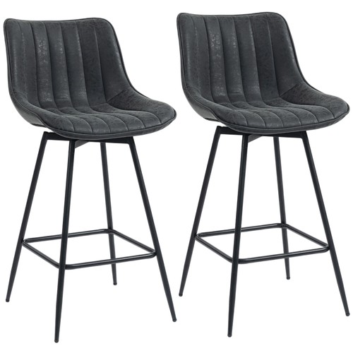 Homcom swivel bar - swivel, set