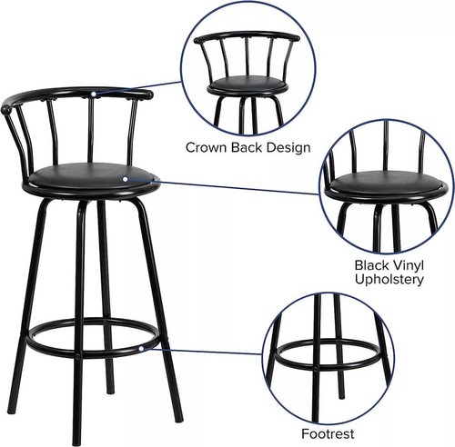 Round tall 360 swivel - swivel, bar