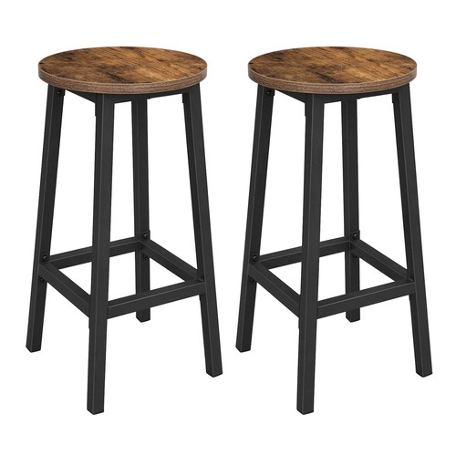 Bar stool set round - of, 2