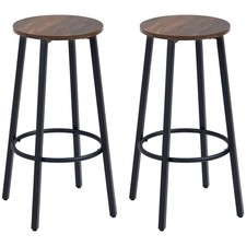 HOMCOM Bar Stools Set of 2