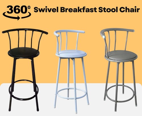 Round tall breakfast bar stool - bar,